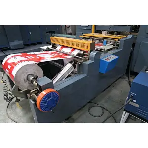 5 rolls fully automatic A4 A3 size manufacturing paper cutting and packing machine