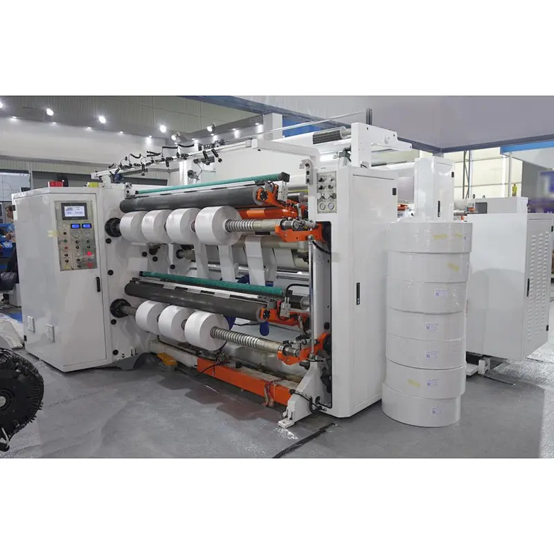 China High Speed Automatic Roll Paper Slitter Rewinder Machine