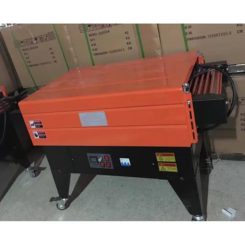 BS4535A Heat Shrink Film Tunnel Wrapping Jet Shrink Packing Machine
