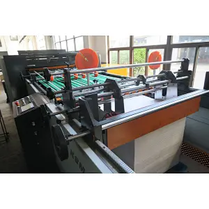 KSM-1500 Automatic Double Helix Rotary Blade Roll Paper Sheet Cutting Machine