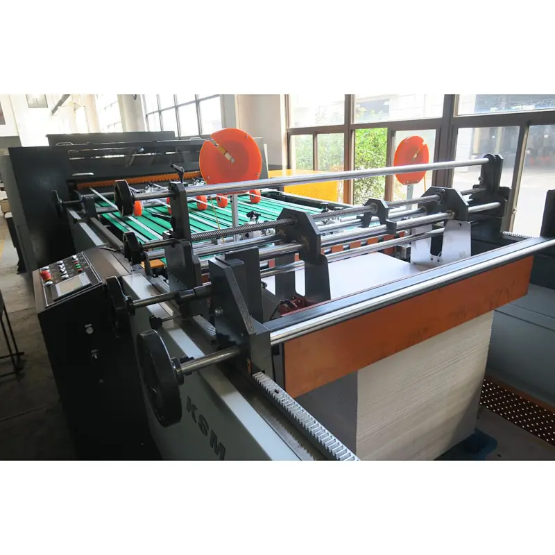 KSM-1500 Servo Control Twin Rotary Knife Automatic Paper sheeting Machine