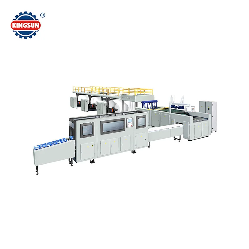 5 rolls fully automatic A4 A3 size manufacturing paper cutting and packing machine
