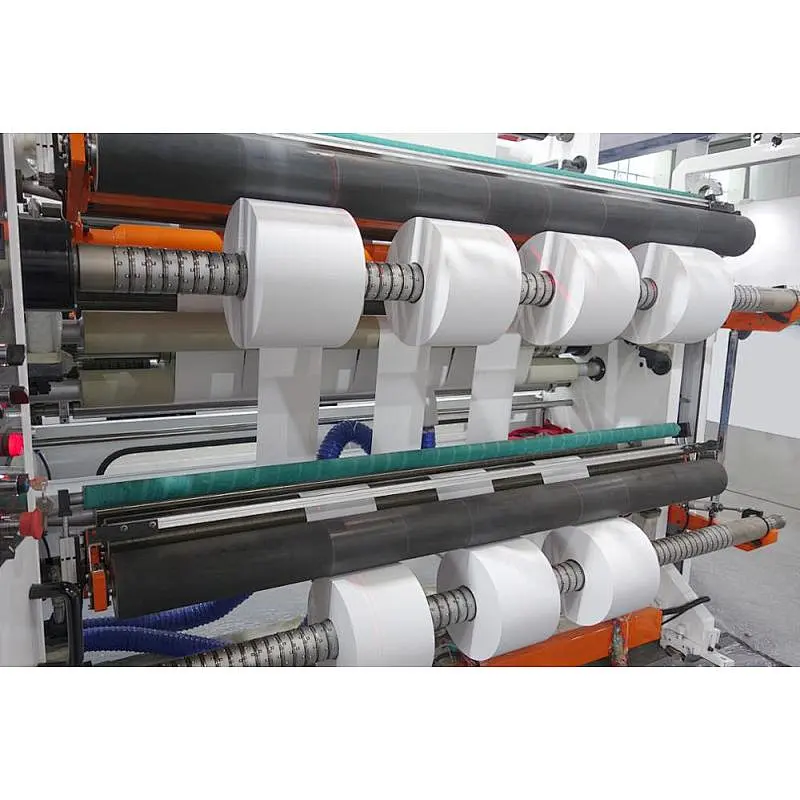 High Speed Jumbo Roll Paper Adhesive Label Sticker Automatic Slitter Rewinder Machine