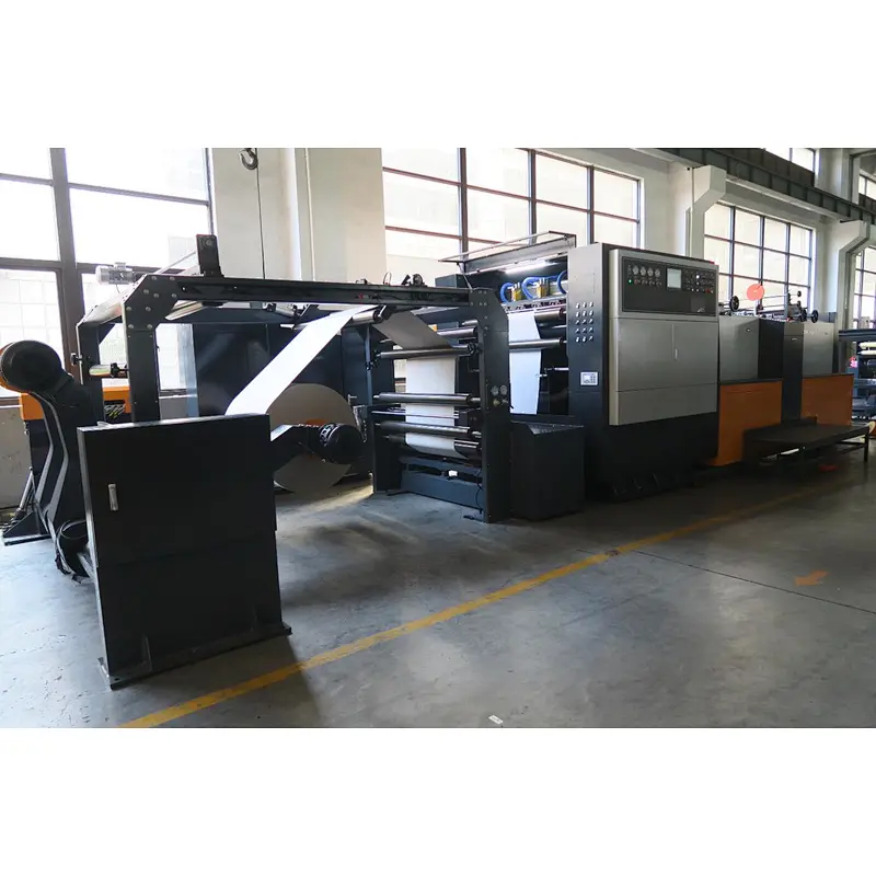 KSM-1500 Automatic Double Helix Rotary Blade Roll Paper Sheet Cutting Machine