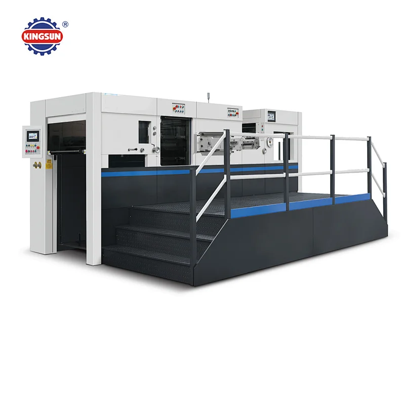 HK-1050 Cardboard Automatic flat bed Die Cutting Machine with Stripping