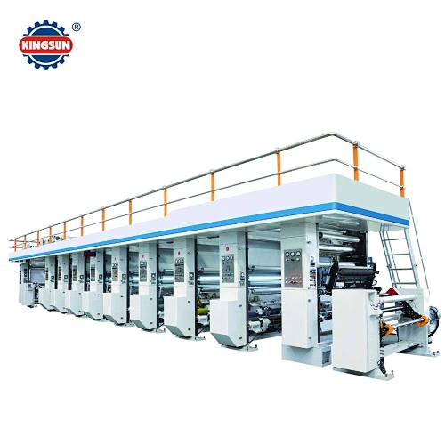 China Best Super Speed High Grade 8 Color Plastic Bag Rotogravure Printing Machine