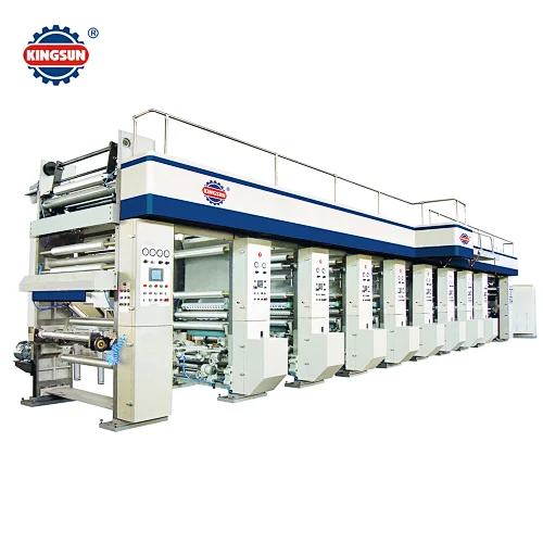 KYJG Series Computer Control High Speed Plastic Film 8 color Rotogravure Printing Machine price