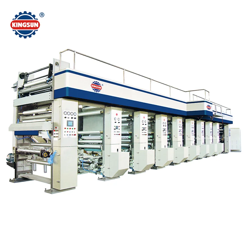 KYJG Series Computer Control High Speed Plastic Film 8 color Rotogravure Printing Machine price