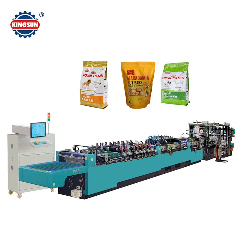 Servo Control High Quality Plastic Bag Four Side Sealing Center Sealing Machine
