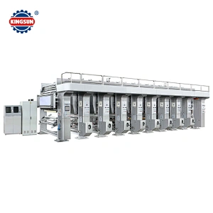 KMASY-E Series Computer Control 6 Color Plastic Bag Rotogravure Printing Machine