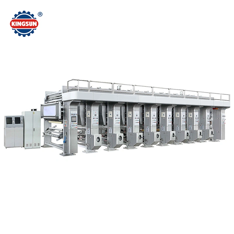 KMASY-E Series Computer Control 6 Color Plastic Bag Rotogravure Printing Machine