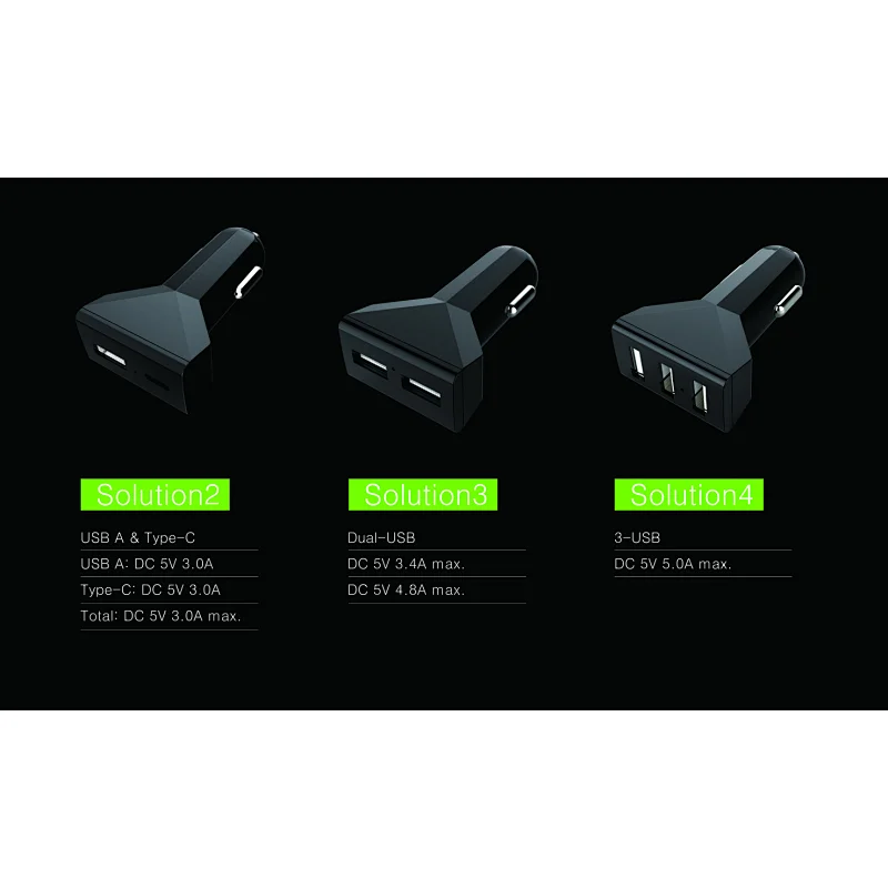 dual usb port car charger