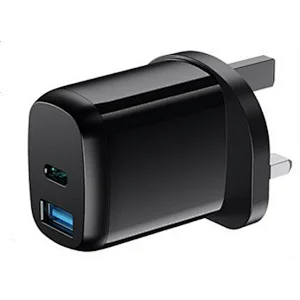 PD20W+QC3.0 wall charger with US/EU/UK/Indian plug