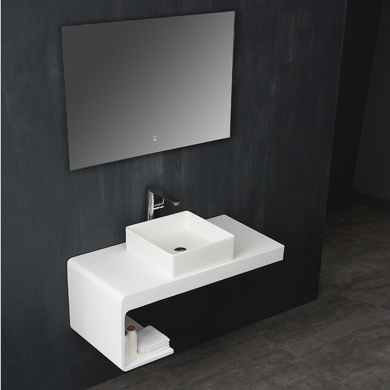 TY21110 Matt White solid surface bathroom from China