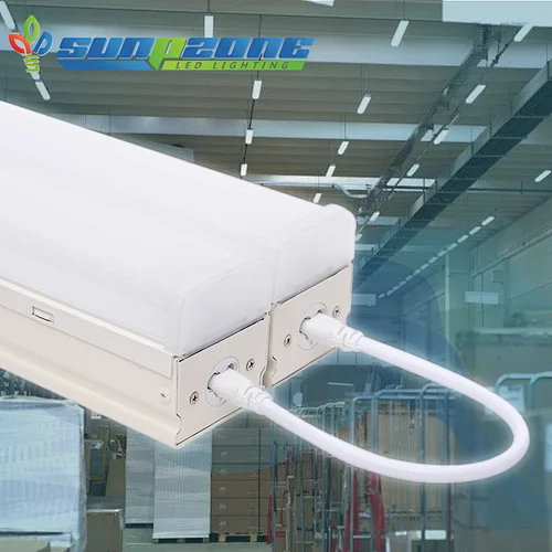 LED 线性灯 60w 150lm/w 8500k 0-10V 可调光 LED 照明灯具，适用于车库仓库和车间