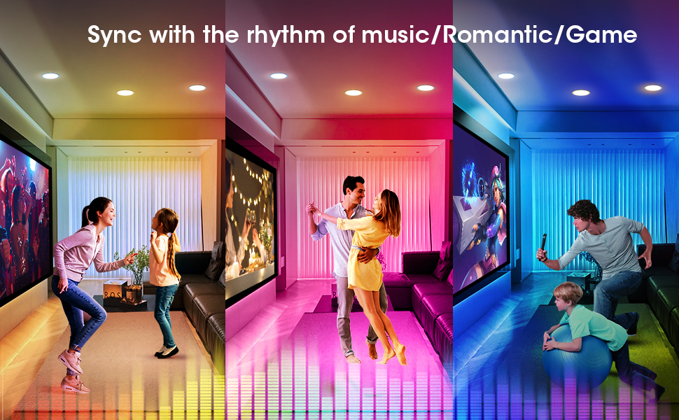 Sync with the rhythm of music