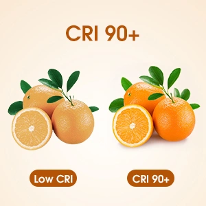 CRI 90 is good for eyes healthy