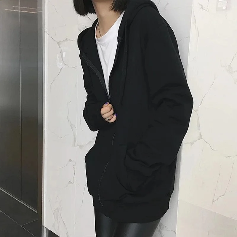 Wholesale fashion fall and winter style hoodie women sport zip up hoodie