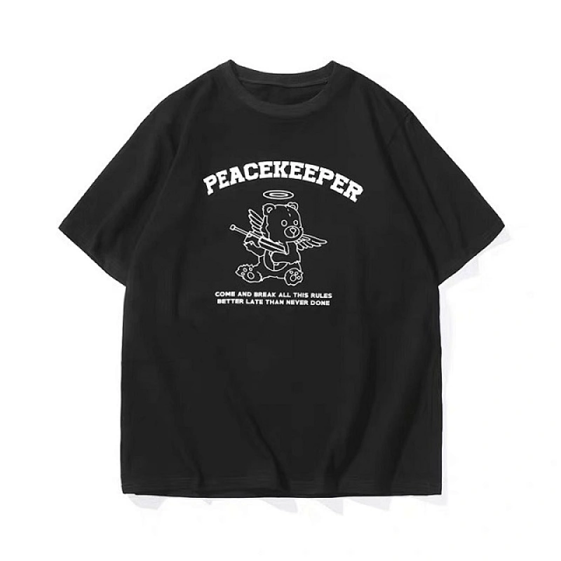 New Style Fashion Custom Printing Reflective Cotton Women T-shirt