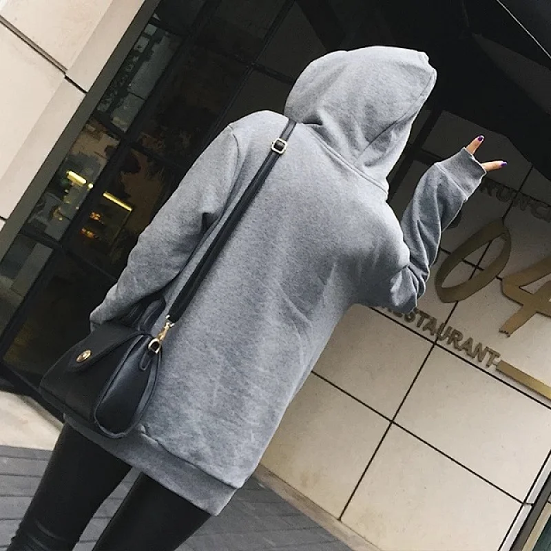 Wholesale fashion fall and winter style hoodie women sport zip up hoodie