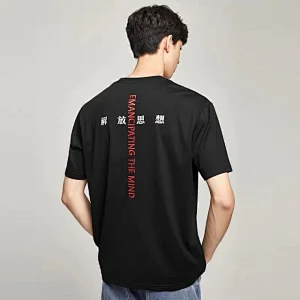 New Custom Cotton Fashion Men Plain Blank T-shirt