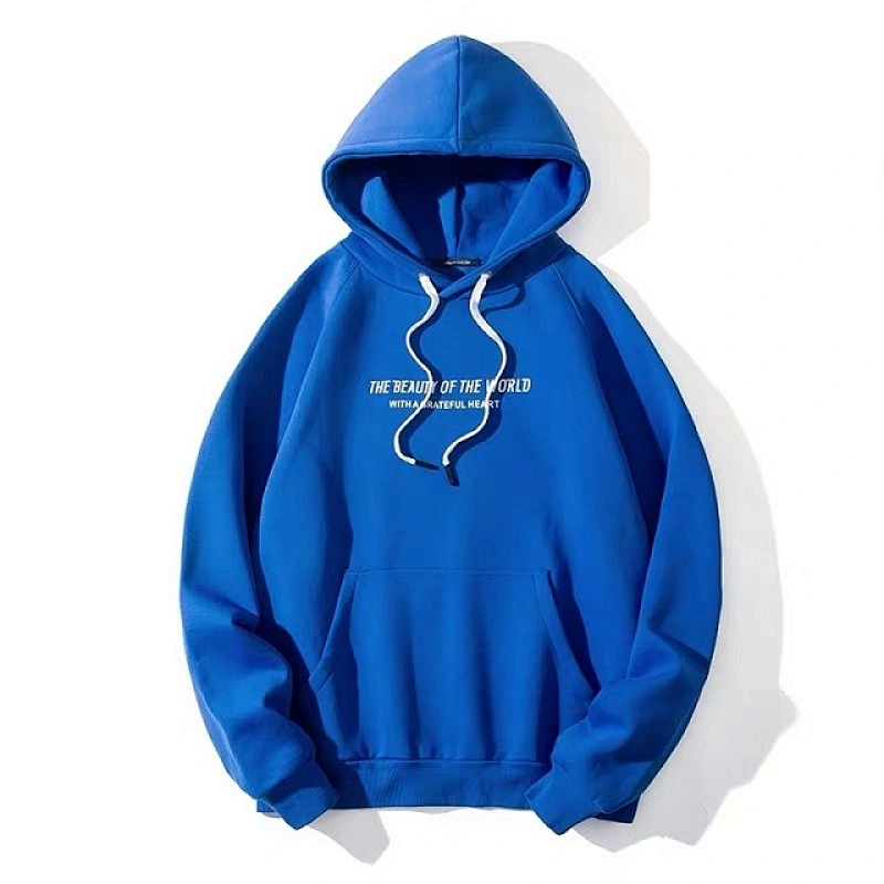 Blank Black Customized Logo Activewear and Outwear Wholesale Sweatshirt Hoodie Men