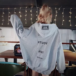 High Quality Warm Women's Long Sleeve Fleece Hoodie With Pockets