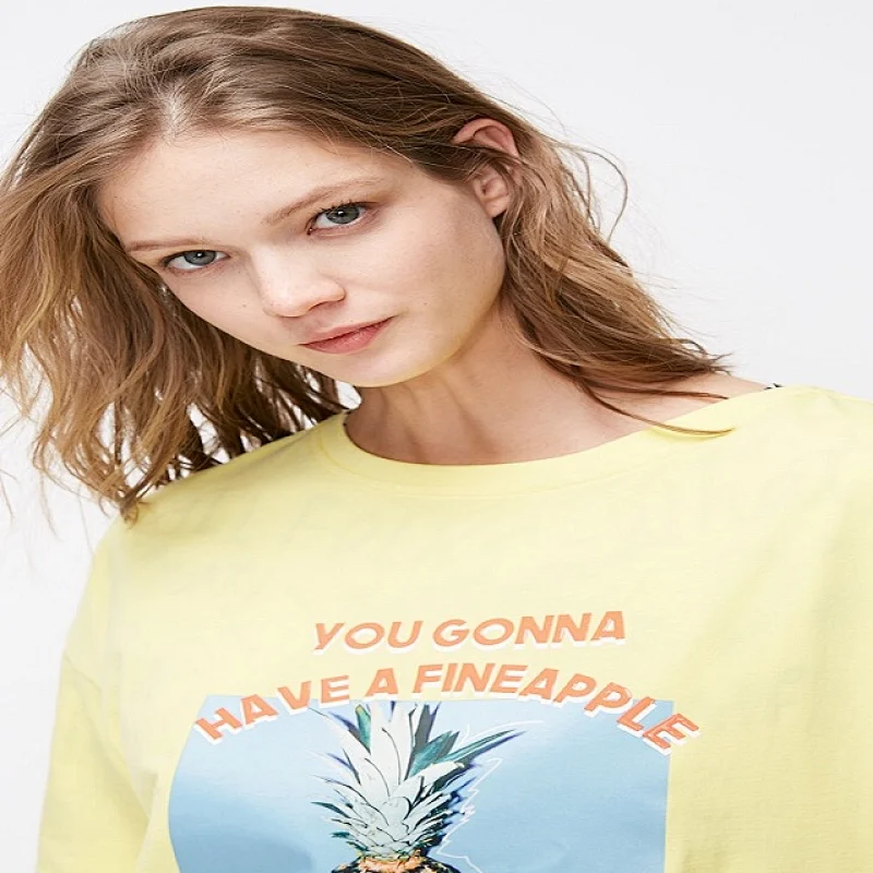 New Versatile Loose Soft Colors T-shirt for women