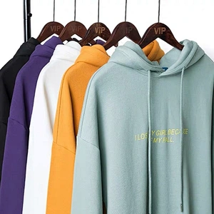 Blank Black Customized Logo Activewear and Outwear Wholesale Sweatshirt Hoodie Men