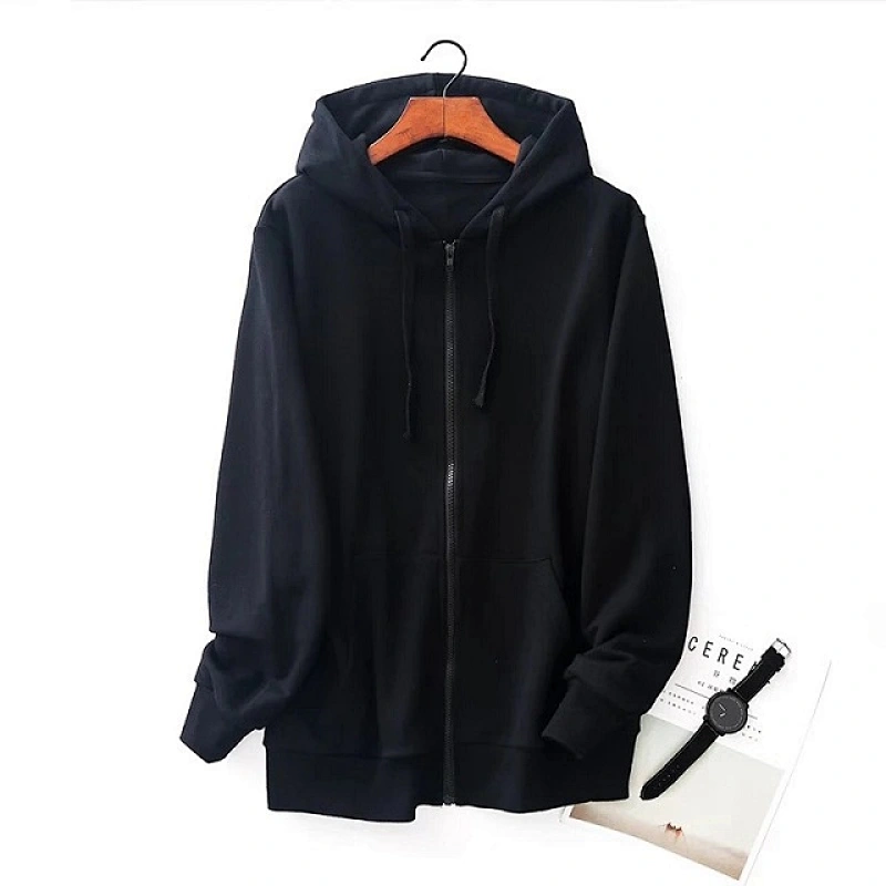 Wholesale fashion fall and winter style hoodie women sport zip up hoodie