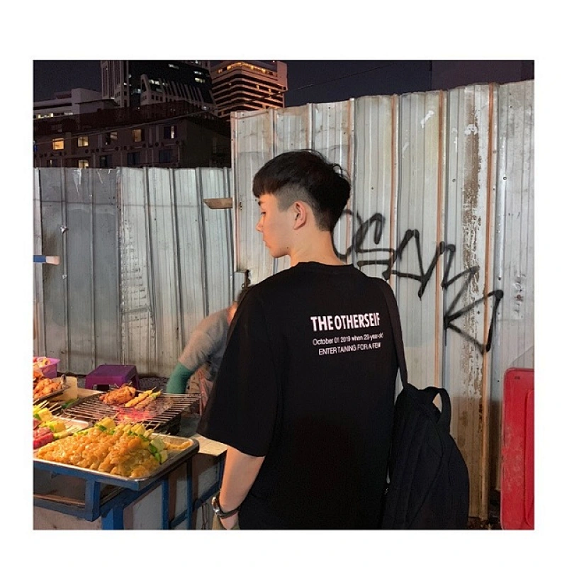 High Quality Cheap Price Round Neck Silk Screen Printing Men's Custom T Shirt