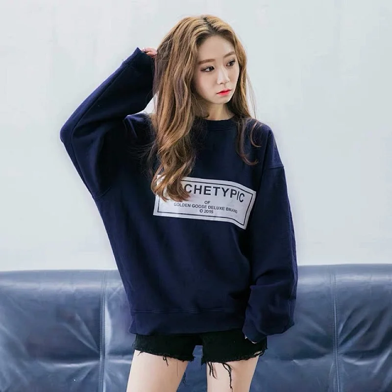Hot Sell Fashion O-Neck Long sleeve Basic Cotton Asymmetric Ladies' T-Shirt