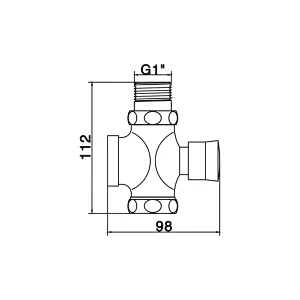Push button flush valve