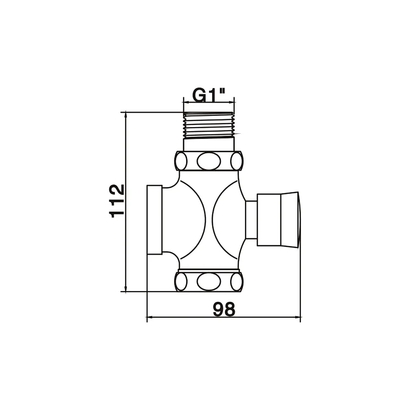 Push button flush valve