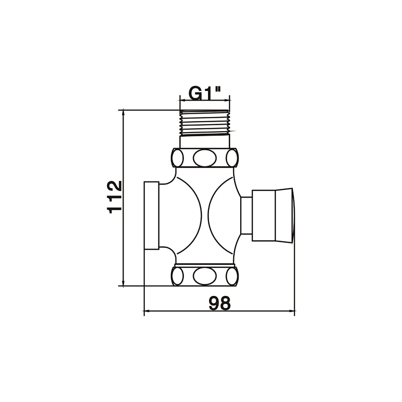 Push button flush valve