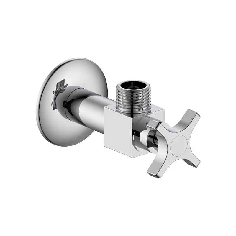 Ceramic cartridge anglevalve