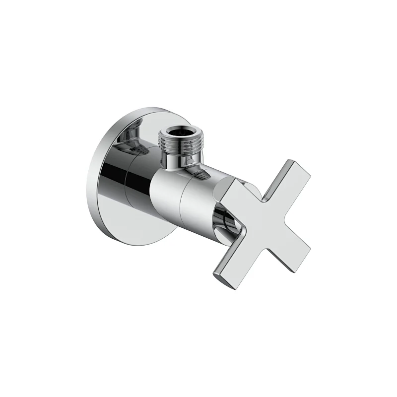 Ceramic cartridge anglevalve