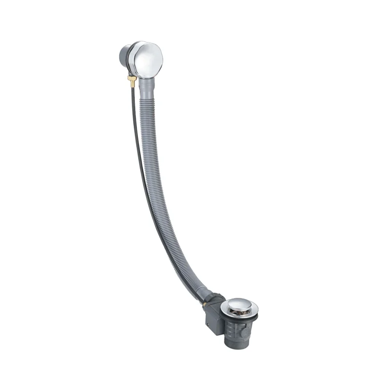 Brass bath waste copper corrugated hose