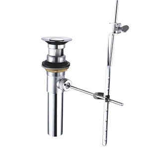 Clic-clac waste for wash basin