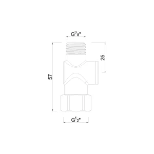 Angle valve Filter