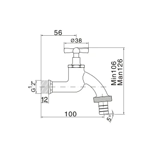 Compression tap