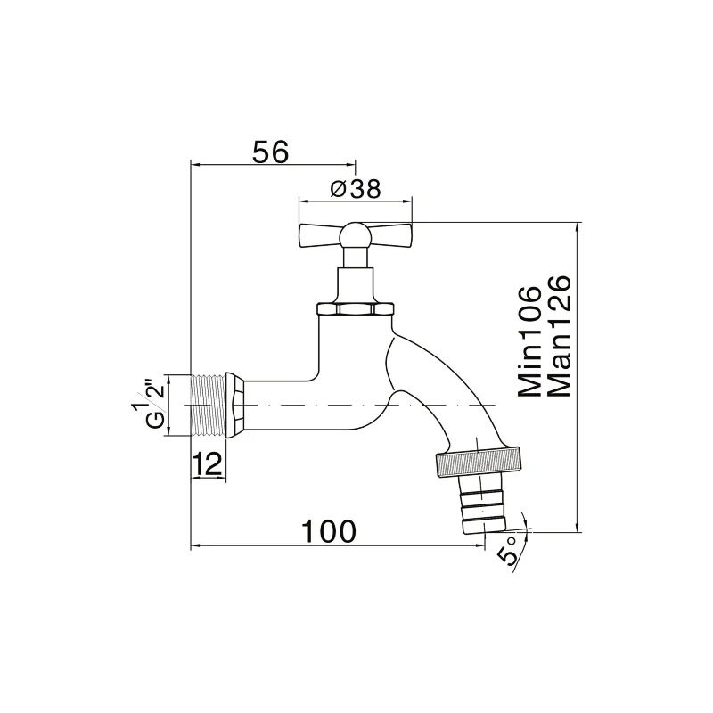 Compression tap