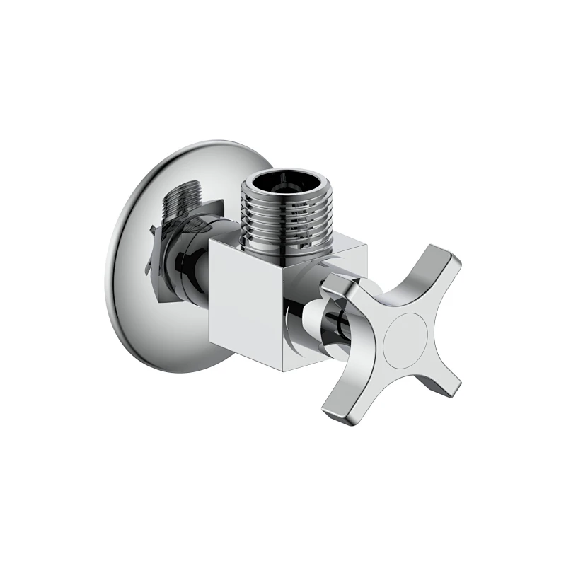 Ceramic cartridge anglevalve