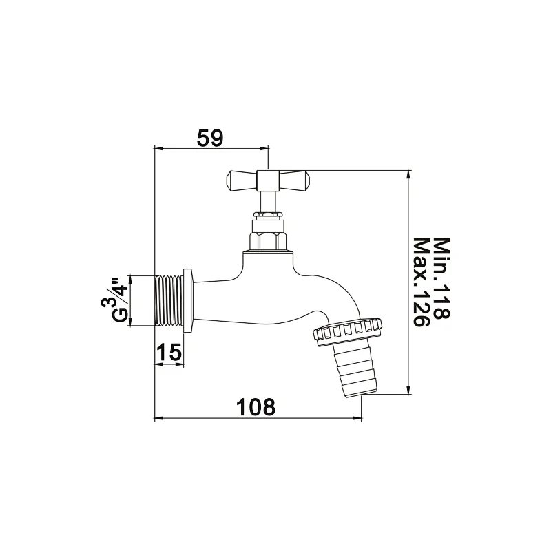 Compression tap