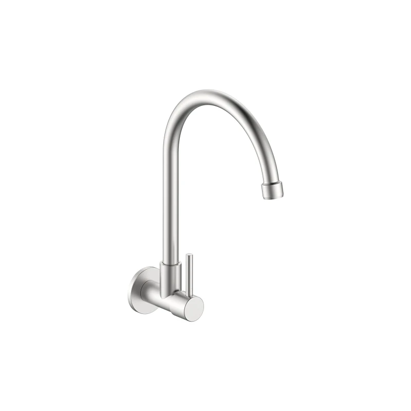 Ceramic Cartridge Wall mounted Stainless Steel Tap