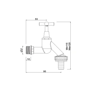 Compression tap