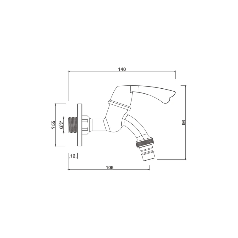 Ceramic cartridge tap