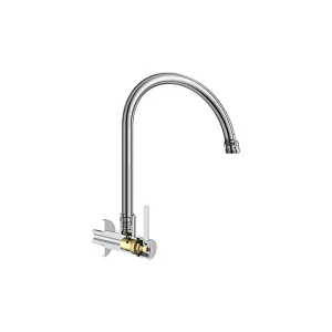 Ceramic Cartridge Wall mounted Stainless Steel Tap