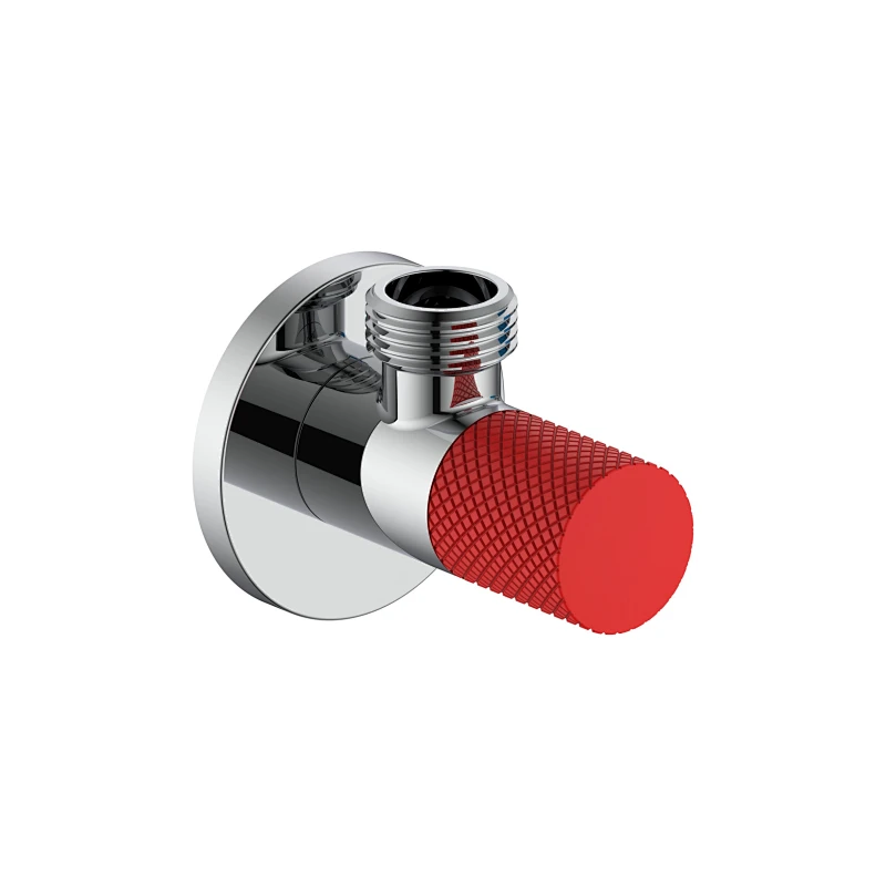 Ceramic cartridge anglevalve