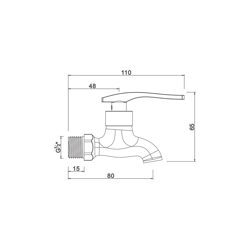 Ceramic cartridge tap